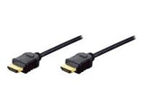 ASSMANN HDMI cable High Speed with Ethernet TYP A 1.4 AWG32 golded M/M 2xshielded black/grey 5,0m