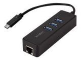 LOGILINK UA0283 LOGILINK - USB 3.0 type c to gigabit adapter to 1x RJ45 and 3x USB 3.0 type A