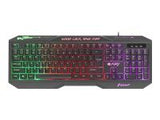 NATEC NFU-1549 Fury Gaming Keyboard HELLFIRE 2, RGB,  US layout