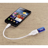 HAMA USB 2.0 Adapter Cable micro B plug - A socket