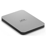 LACIE Mobile Drive HDD USB-C 1TB 2.5inch Moon Silver with USB-C cable