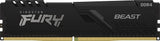 Kingston Fury Beast 8 GB, DDR4, 3600 MHz, PC/server, Registered No, ECC No