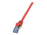 LOGILINK CQ3084S LOGILINK - Patch Cable Cat.6A 10G S/FTP PIMF PrimeLine red 7,5m
