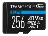 TEAMGROUP Memory Card Micro SDXC 256GB Elite A1 V30 + Adapter