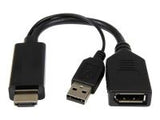 GEMBIRD A-HDMIM-DPF-01 Active 4K HDMI to DisplayPort adapter black