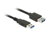 DELOCK  Extension cable USB 3.0 Type-A male > USB 3.0 Type-A female 1.0 m black