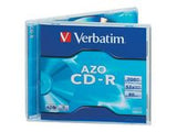 VERBATIM 43327 CD-R Verbatim [ jewel case 10 | 700MB | 52x | Crystal | DataLife+ AZO ]