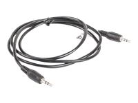 LANBERG CA-MJMJ-10CC-0012-BK Lanberg stereo cable Mini Jack(M)->Mini Jack(M) 1.2m