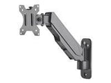 MANHATTAN Universal Gas Spring Monitor Wall Mount Single Gas-Spring Arm Supports One 17i-32i TV or Monitor up to 8kg 17.64lbs
