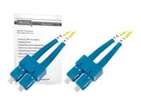 DIGITUS Fiber Optic Patch Cord SC to SC OS2 Singlemode 09/125 m Duplex Length 3m