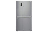 LG Refrigerator GSB760PZXV Energy efficiency class F, Free standing, Side by Side, Height 179 cm, No Frost system, Fridge net capacity 411 L, Freezer net capacity 231 L, Display, 39 dB, Stainless steel