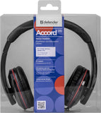 DEFENDER Headset for mobile devices Accord 170 black cable 1.2m