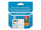 HP 343 original Ink cartridge C8766EE UUS tri-colour standard capacity 7ml 330 pages 1-pack